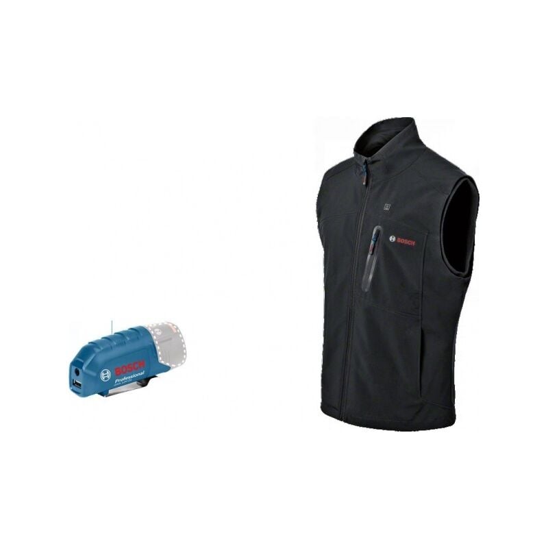 foto del prodotto bosch ghv 12 18v xa gilet termico a batteria senza batteria 3xl