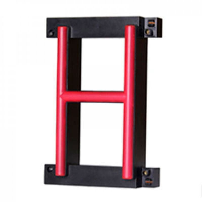 foto del prodotto greenice lettera led neon h larghezza 97mm altezza 161mm sfondo 38mm