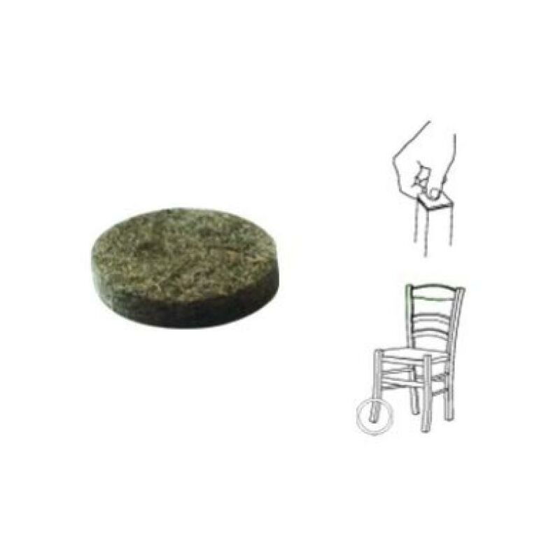 foto del prodotto feltrini adesivi maurer 6 pezzi diametro 28mm 81584 f100210128