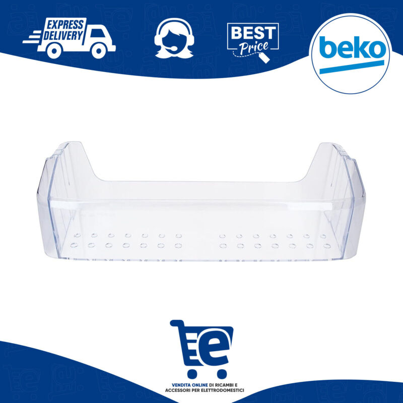foto del prodotto balconcino mensola portabottiglie frigorifero beko 430x95x140mm 4825030200