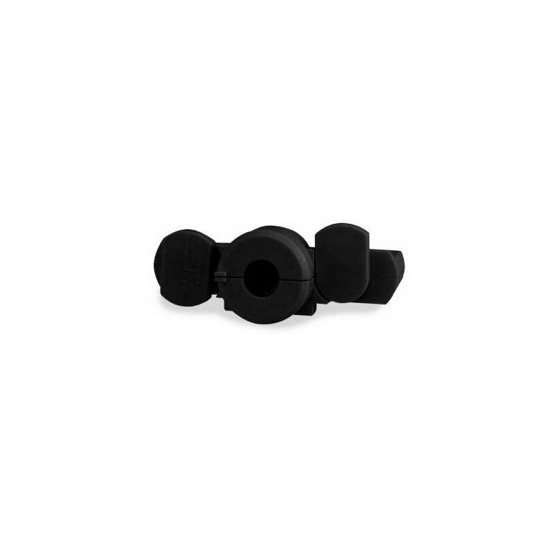 foto del prodotto vision el connettore rail led alimentazione elettrica nero 340 96mmx52mm