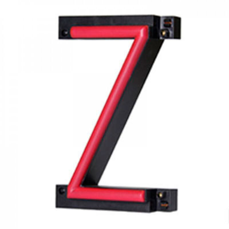 foto del prodotto greenice lettera led neon z larghezza 87mm altezza 161mm sfondo 38mm
