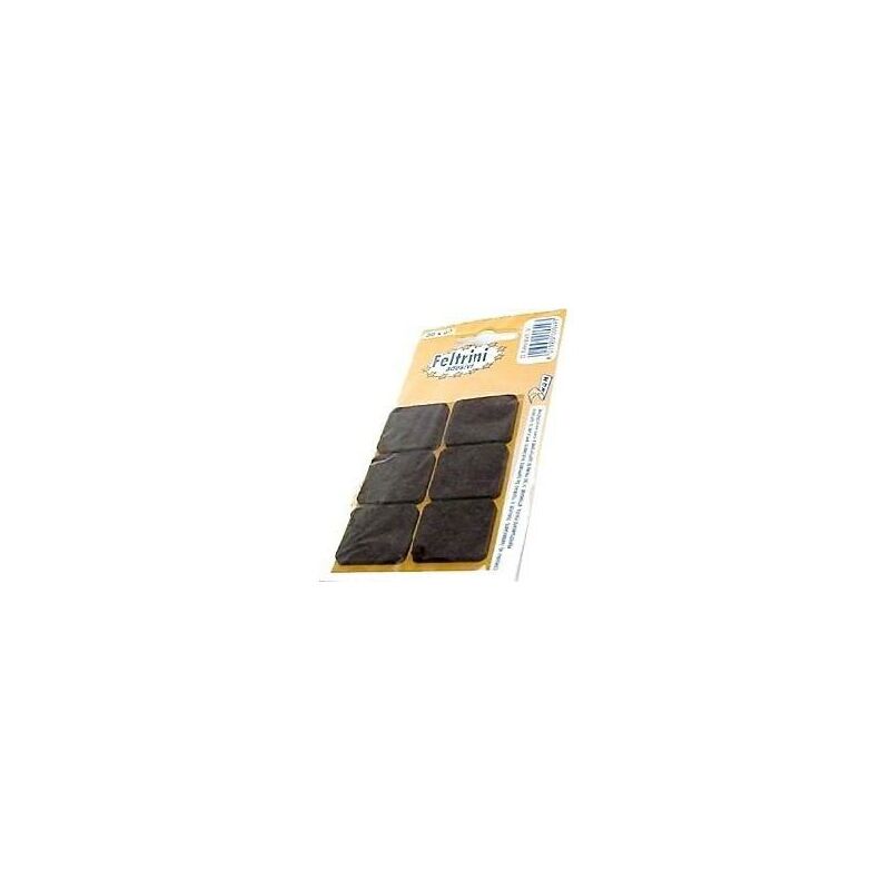 foto del prodotto feltrini adesivi mm.50x50 marrone quadr