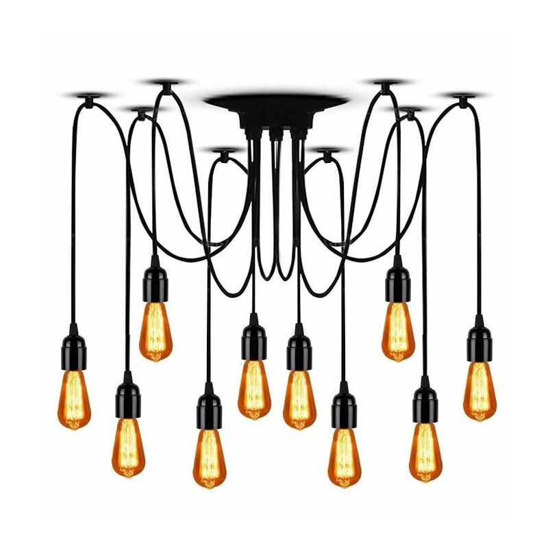 immagine 0 del prodotto lampada a sospensione jdl 03 spider 10 e27