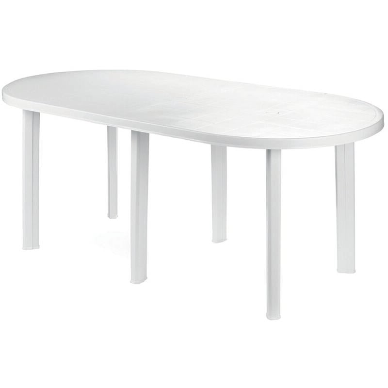 foto del prodotto tavolo da giardino tavolo 180 bianco cm.181x90x72h. cm.181x90x72h. peso kg.13,4