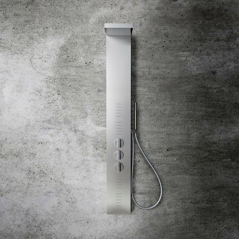 foto del prodotto colonna doccia rio h150 inox satinato rubinetteria meccanica