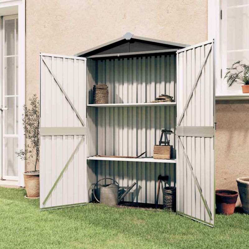 foto del prodotto furniture limited capanno da giardino antracite 116x45x175cm in