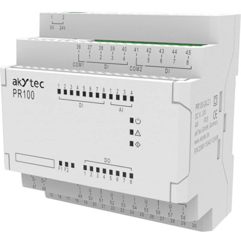 immagine 0 del prodotto akytec pr100 24.2.1 37c066 controller plc 24 v dc