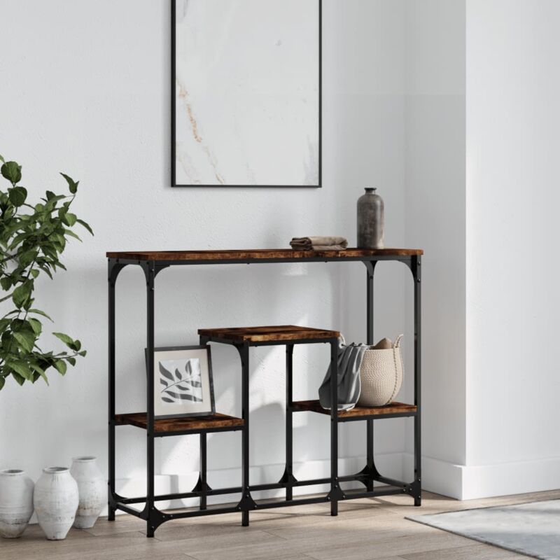 foto del prodotto furniture limited tavolo consolle rovere fumo 89,5x28x76 cm