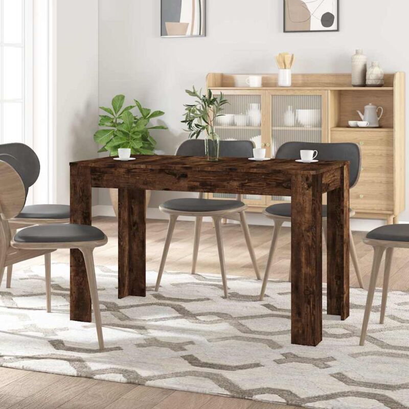 foto del prodotto furniture limited tavolo da pranzo rovere fumo 120x60x76 cm