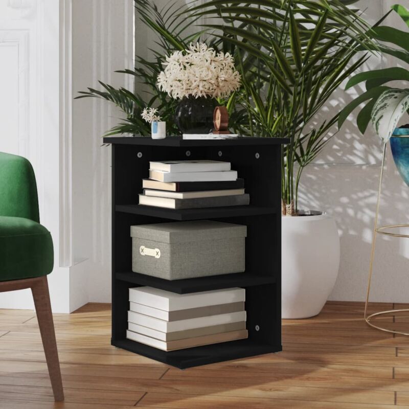 foto del prodotto furniture limited credenza nera 35x35x55 cm in legno