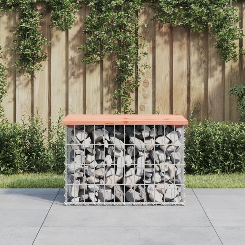foto del prodotto vidaxl furniture limited panca da giardino design gabbione 63x44x42 cm