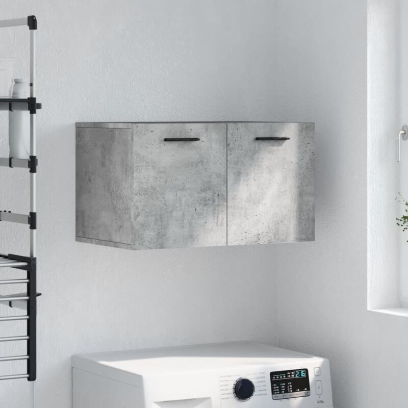 foto del prodotto vidaxl mobile a parete grigio cemento 60x36,5x35 cm legno multistrato