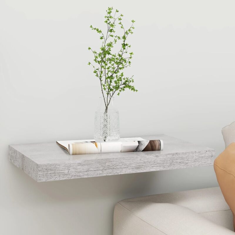 foto del prodotto furniture limited scaffale a parete grigio cemento 40x23x3,8 cm