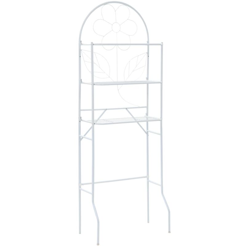 foto del prodotto prolenta premium furniture limited scaffale da bagno bianco 60x33x174 cm