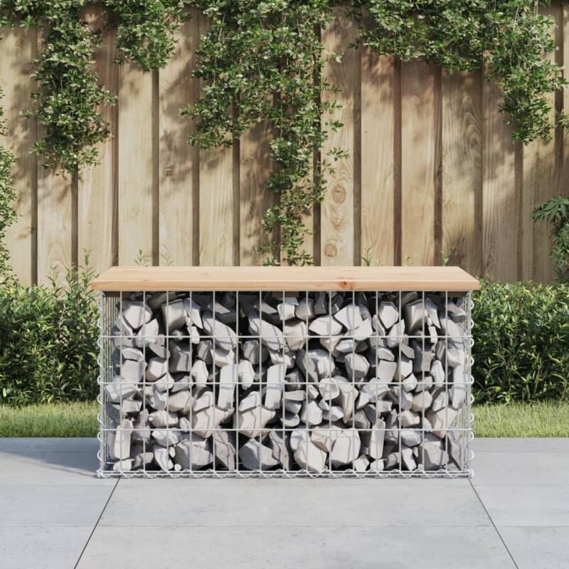 foto del prodotto vidaxl furniture limited panca giardino design gabbione 83x44x42 cm