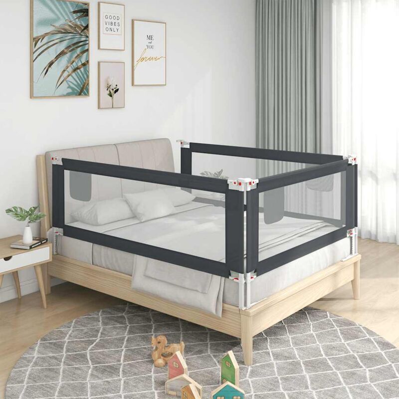 foto del prodotto prolenta premium furniture limited sponda letto sicurezza bambini grigio scuro