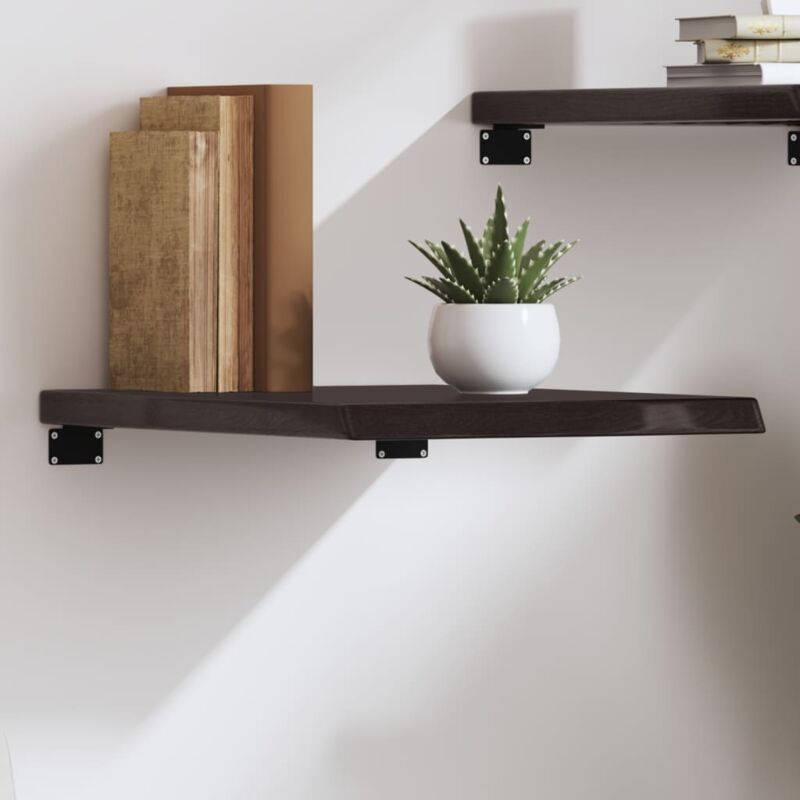 foto del prodotto furniture limited ripiano marrone scuro 40x50x 2 4 cm massello