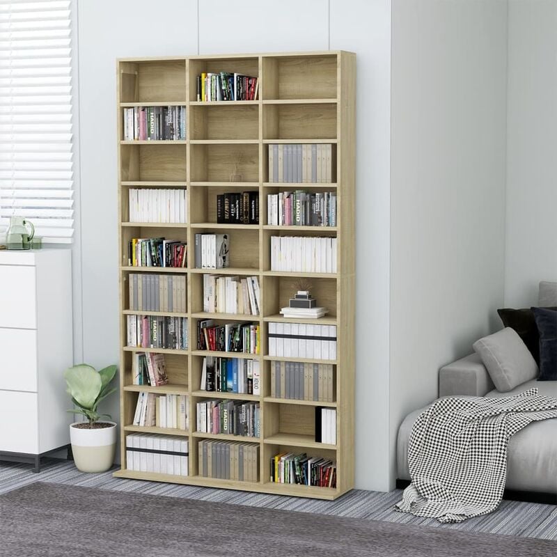 foto del prodotto furniture limited armadietto tv rovere sonoma 102x16x177,5cm in