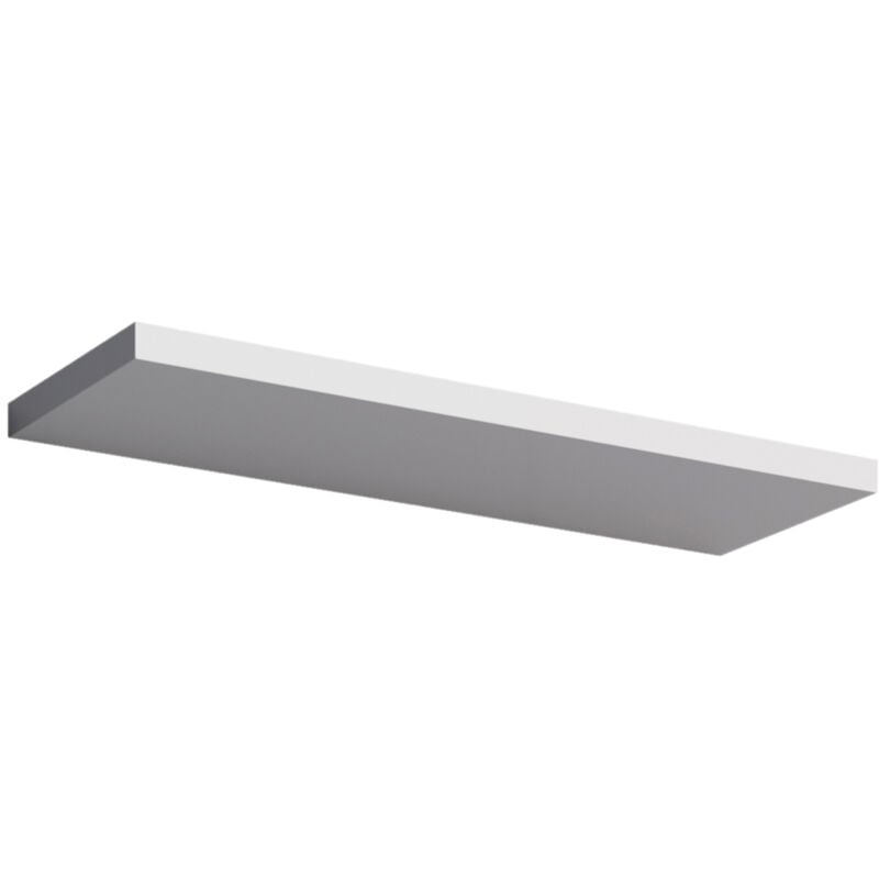foto del prodotto mensola da muro pensili espositori ripiano sospeso a parete mensola da parete bianco finitura opaca modelo aitana x1 60x20x2,2cm