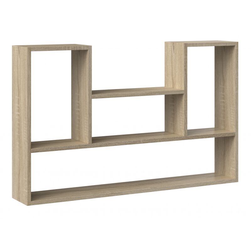 foto del prodotto lulu libreria pensile mensola a parete 100x60x16 cm parete attrezzata per soggiorno