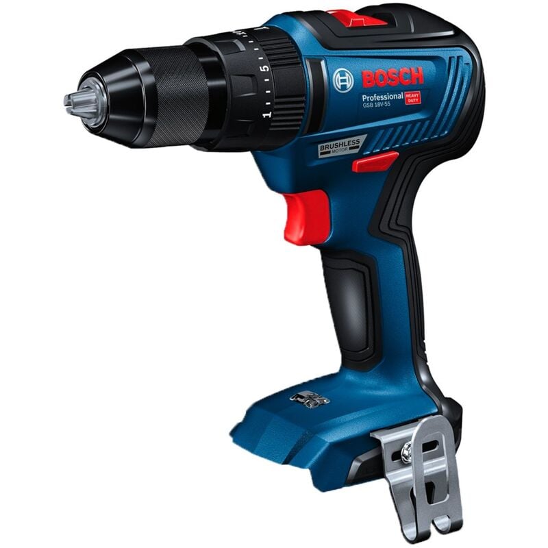foto del prodotto trapano a percussione bosch gsb 18v 55 solo corpo 