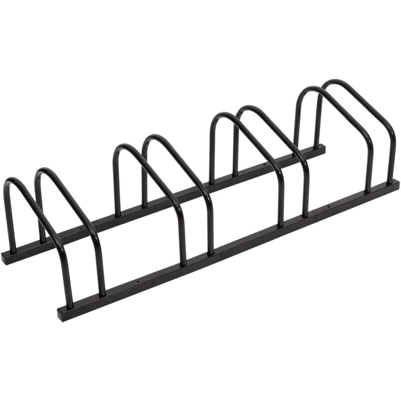 foto del prodotto prolenta premium furniture limited portabici per 4 biciclette acciaio nero