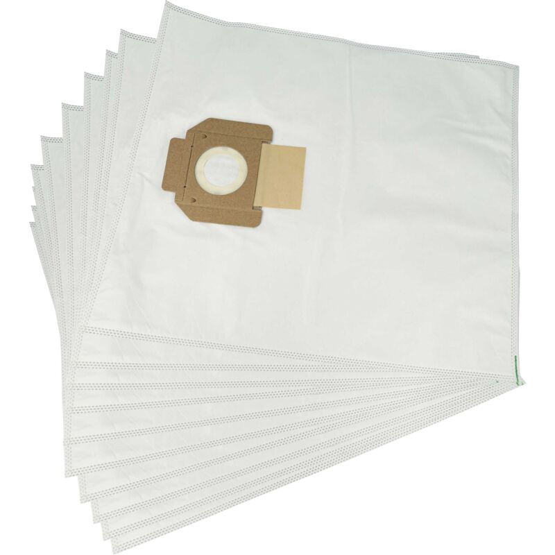 foto del prodotto 10x sacchetto sostituisce milwaukee 4932459689, 4932352308 per aspirapolvere 45cm x 32cm bianco vhbw