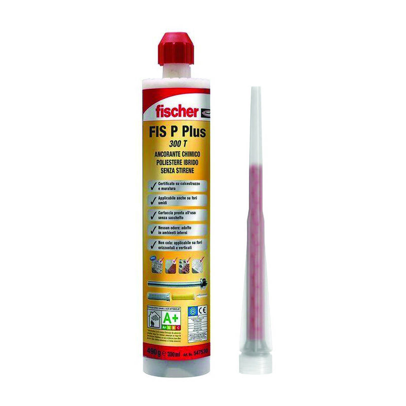 immagine 0 del prodotto ancorante chimico fis p plus ml.410 in cartuccia