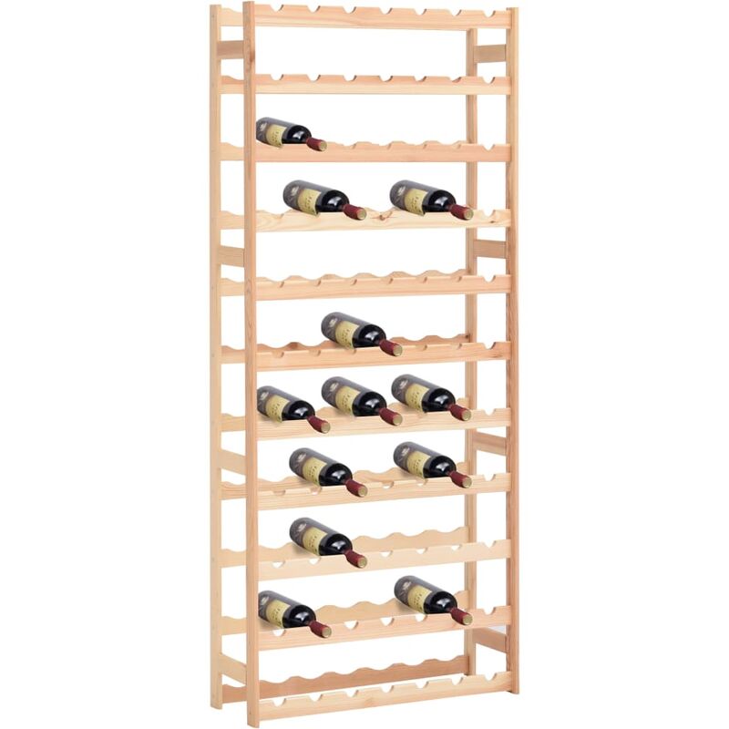 foto del prodotto furniture limited portavini da 77 bottiglie in legno di pino