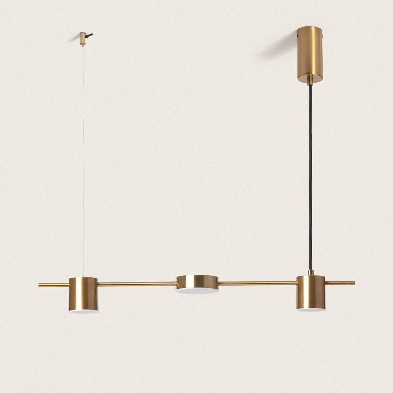 immagine 0 del prodotto efectoled lampada a sospensione led kurna metallo 18w oro