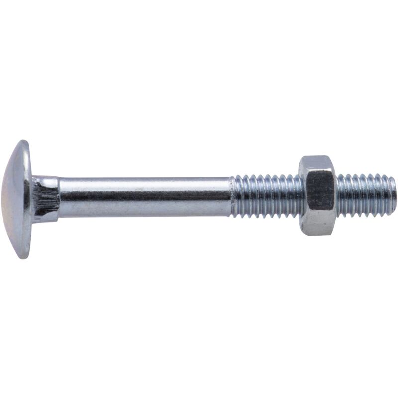 foto del prodotto bullone zincato trcc viswood 6x40mm confezione da 9 bulloni 