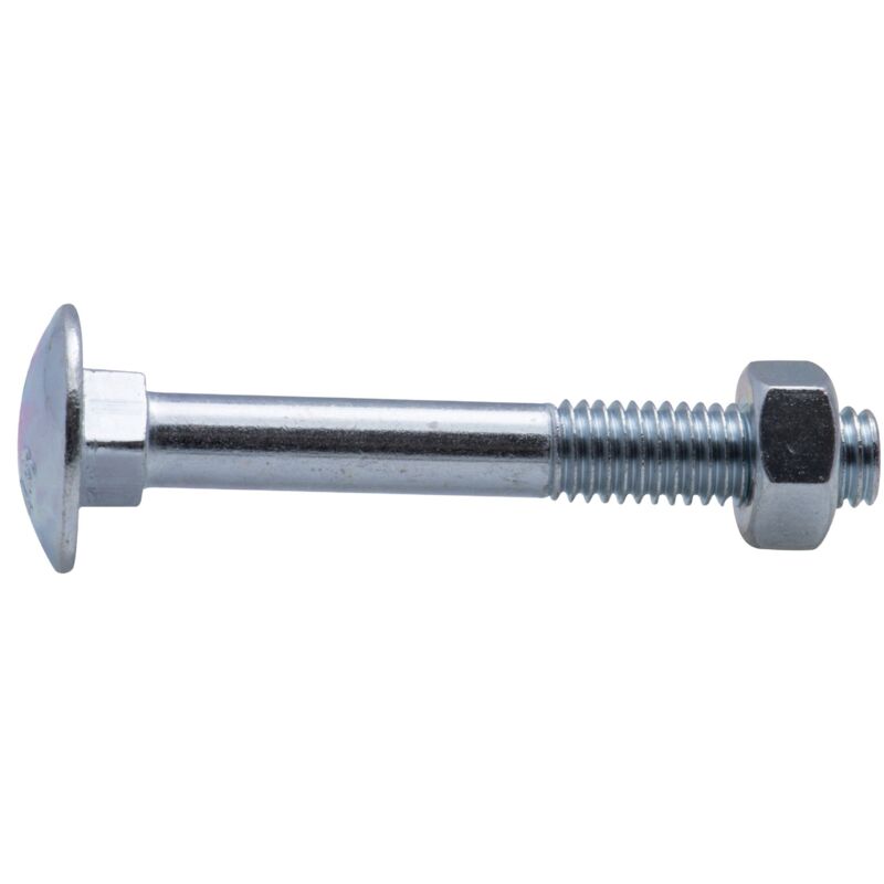 foto del prodotto bullone zincato trcc viswood 8x80mm lotto di 3 bulloni 