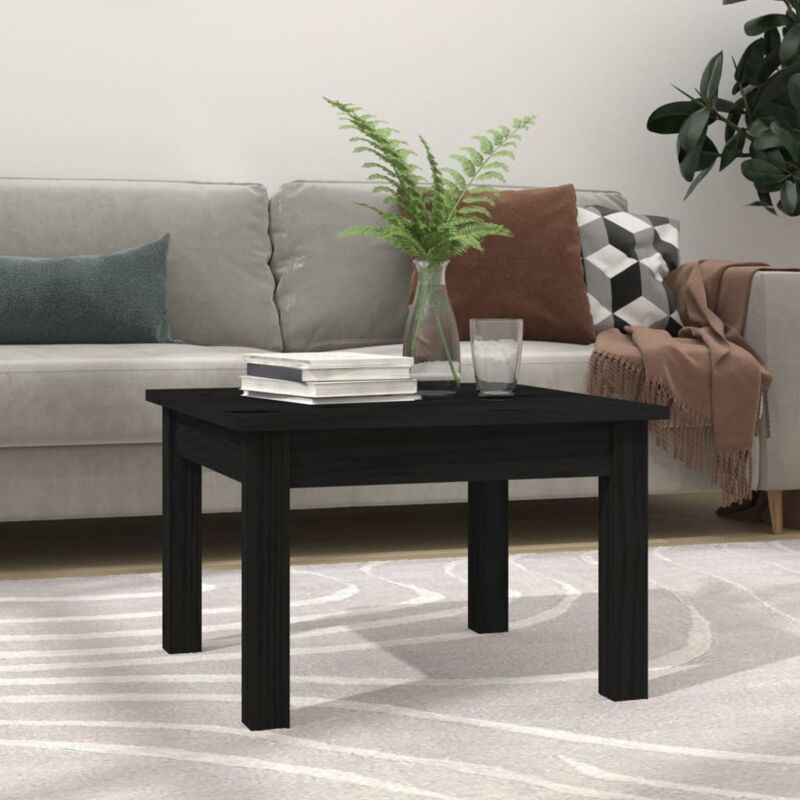 foto del prodotto furniture limited tavolino da salotto nero 45x45x30 cm legno