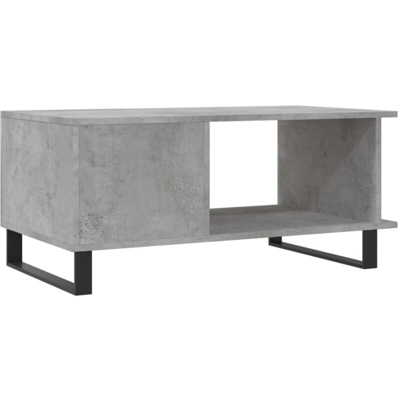 foto del prodotto tavolino da salotto grigio cemento 90x50x40cm legno multistrato vidaxl