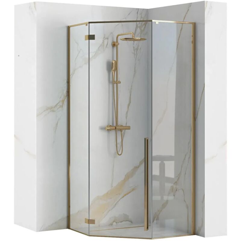 foto del prodotto cabina doccia diamond gold 100x100