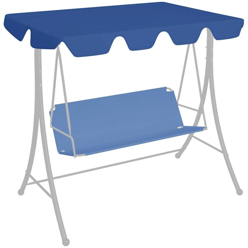 foto del prodotto furniture limited baldacchino per dondolo giardino blu