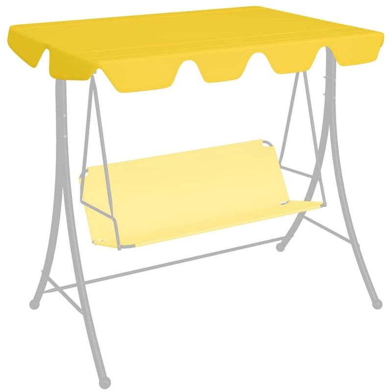 foto del prodotto furniture limited baldacchino per dondolo giardino giallo