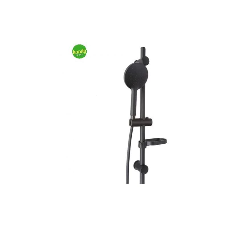 foto del prodotto saliscendi doccia ambra bathroom black up nero