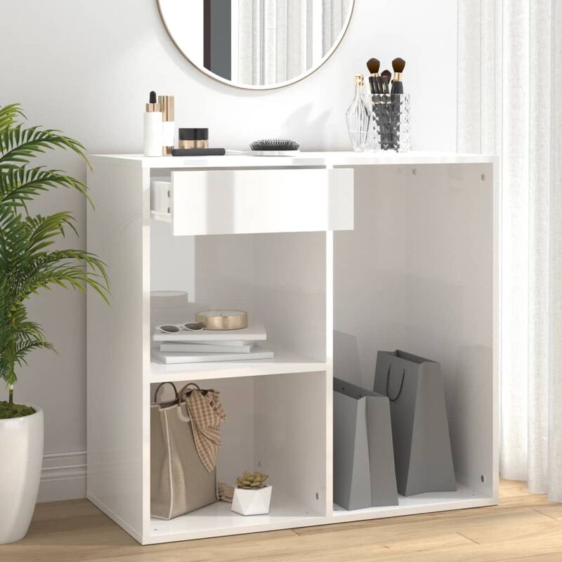 foto del prodotto furniture limited armadietto per cosmetici bianco lucido
