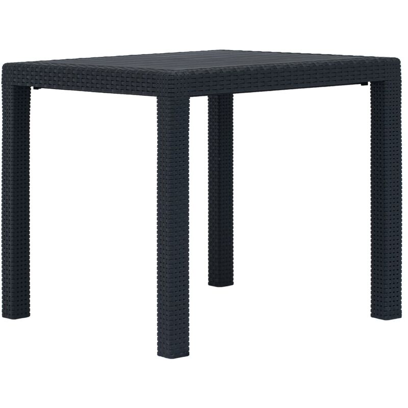 foto del prodotto furniture limited tavolo da giardino antracite 79x79x72 cm