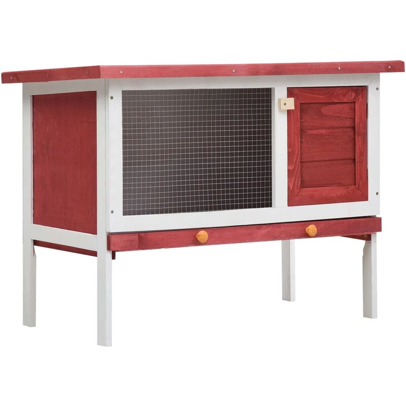 foto del prodotto prolenta premium furniture limited conigliera per esterni con piano singolo