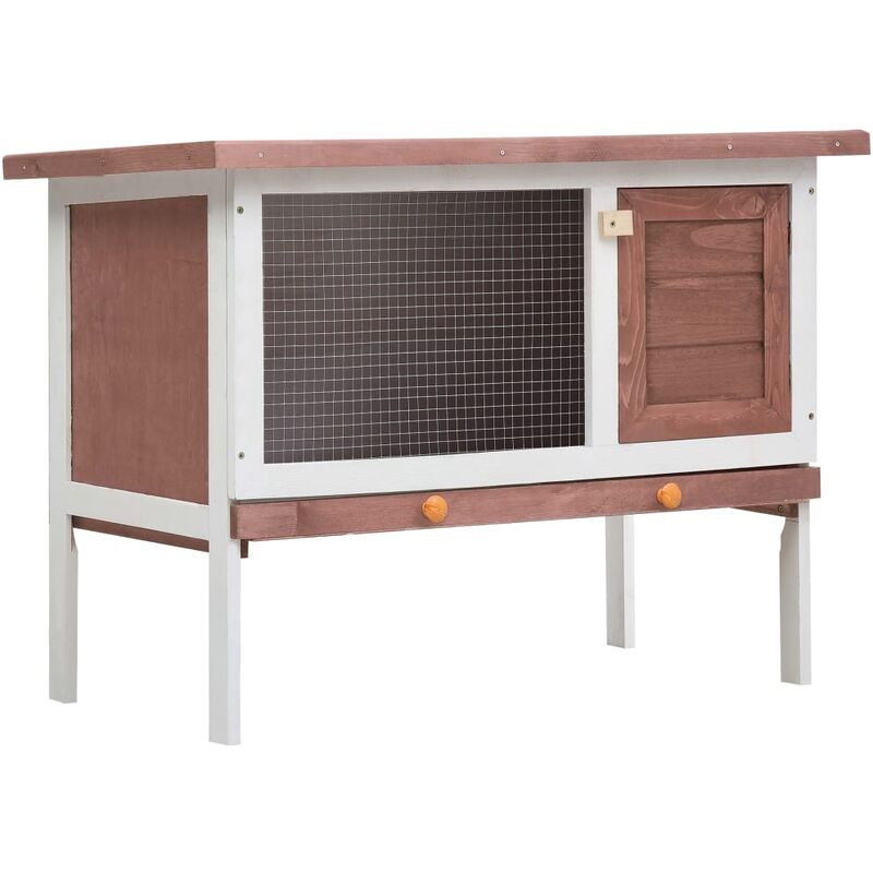 foto del prodotto prolenta premium furniture limited conigliera per esterni con piano singolo
