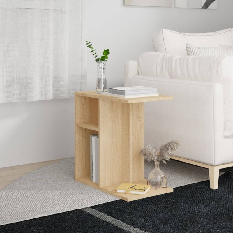 foto del prodotto prolenta premium furniture limited tavolino rovere sonoma 50x30x50 cm in legno
