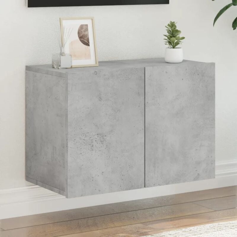 foto del prodotto vidaxl mobile tv a parete grigio cemento 60x30x41 cm