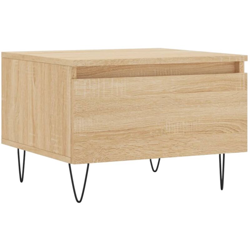 foto del prodotto tavolino da salotto rovere sonoma 50x46x35 cm legno multistrato vidaxl