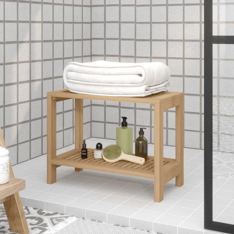 foto del prodotto furniture limited tavolino da bagno 60x30x45 cm in legno