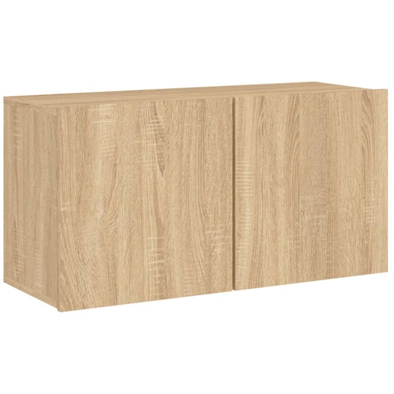 foto del prodotto mobile tv a parete rovere sonoma 80x30x41 cm vidaxl