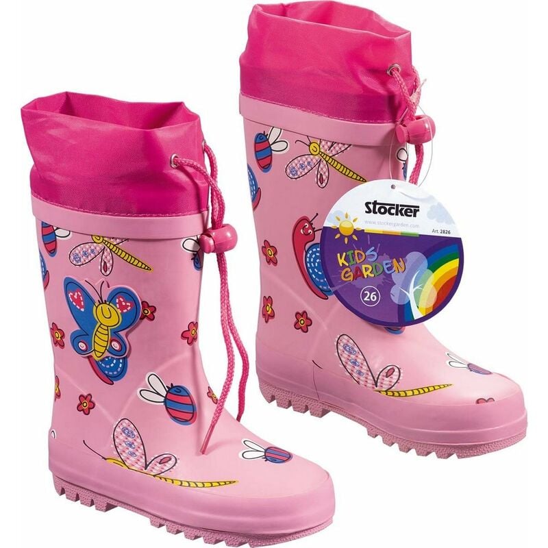 foto del prodotto stivali kids garden rosa misura 29 stocker