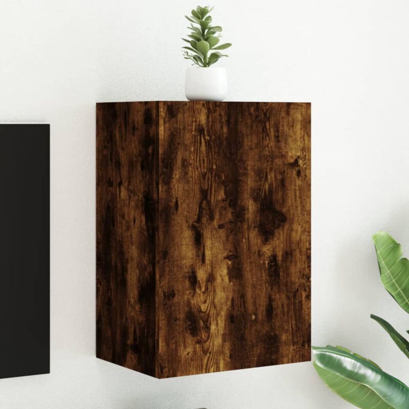foto del prodotto vidaxl mobile tv a parete rovere fumo 40,5x30x60 cm legno multistrato